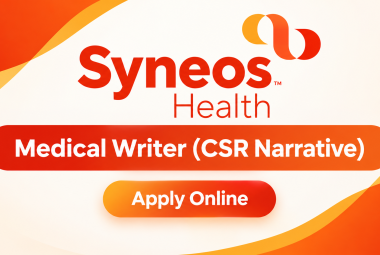Apply Online for Medical Writer at Syneos Health