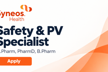 Apply Online for Safety & PV Specialist post at Syneos Health