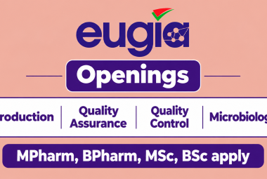 Eugia Pharma Openings : Production, Quality Assurance, Quality Control, Microbiology Jobs
