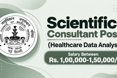 ICMR invites applications for post of Scientific Consultant