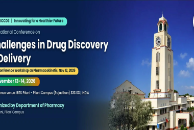 International Conference on Challenges in Drug Discovery & Delivery at BITS Pilani – Pilani Campus