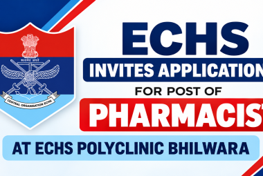 Invites applications for post of Pharmacist at ECHS Polyclinic Bhilwara