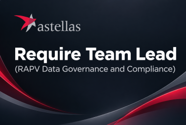 Require Team Lead at Astellas Pharma Inc