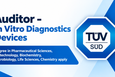 Work as Auditor - In Vitro Diagnostics Devices at TUV SUD Group