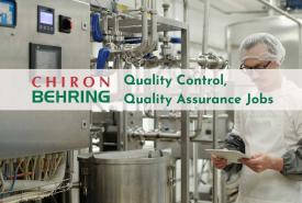 Quality Control, Quality Assurance Jobs at Chiron Behring