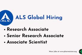 ALS Global Hiring Research Associate, Associate Scientist