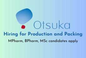 Interview at Otsuka Pharma in Production and Packing