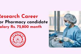 Research Career for Pharmacy candidate at Indian Institute of Technology