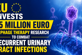 EU Invests 15 Million euro in Phage Therapy Research to Combat Recurrent Urinary Tract Infections