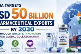 India Targets USD 50 Billion Pharmaceutical Exports by 2030 Through Quality, Innovation and Global Collaboration