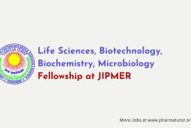 JIPMER Life Sciences, Biotechnology, Biochemistry, Microbiology Fellowship