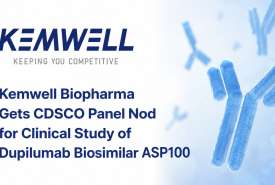 Kemwell Biopharma Gets CDSCO Panel Nod for Clinical Study of Dupilumab Biosimilar ASP100