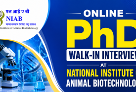 Online PhD Walk-in Interview at National Institute of Animal Biotechnology