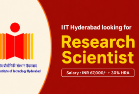 IIT Hyderabad looking for Research Scientist in an ICMR funded project