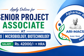 Apply Online for Senior Project Associate at ARI | Microbiology, Biotechnology Apply