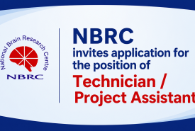 NBRC invites application for the position of Technician / Project Assistant