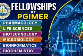 Pharmacology, Life Sciences, Biotechnology, Microbiology, Bioinformatics, Biochemistry Fellowships at PGIMER