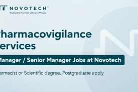 Pharmacovigilance Services - Manager / Senior Manager Jobs at Novotech