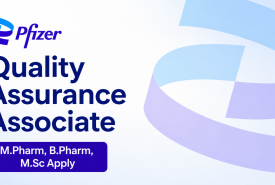 Quality Assurance Associate Require at Pfizer