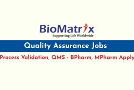 Quality Assurance Jobs at BioMatrix Healthcare