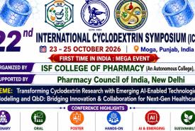22nd International Cyclodextrin Symposium (ICS-22) Organized by ISF College of Pharmacy