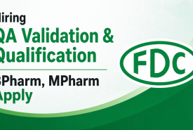 FDC India Hiring QA Validation & Qualification