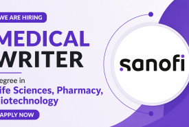 Sanofi looking for Medical Writer