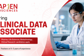 Sapien Biosciences Hiring Clinical Data Associate - Pharma, Life Sciences, Biotechnology, Clinical Research candidates apply