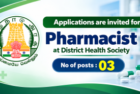 Applications are invited for Pharmacists at District Health Society