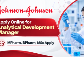Apply Online for Analytical Development Manager at Johnson & Johnson