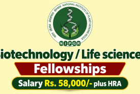 Biotechnology / Life sciences Fellowships at BRIC-NIPGR