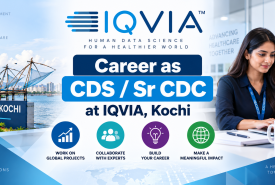 Career as CDS / Sr CDC at IQVIA, Kochi