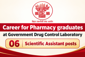 Career for Pharmacy graduates at Government Drug Control Laboratory - 06 Scientific Assistant posts
