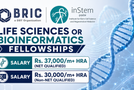 Life Sciences or Bioinformatics Fellowships at iBRIC-inStem