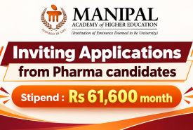 MAHE inviting applications from Pharmacy candidates