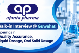 Openings in Quality Assurance, Liquid Dosage, Oral Solid Dosage at Ajanta Pharma