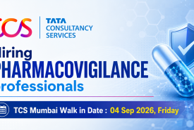 TCS Hiring Pharmacovigilance professionals