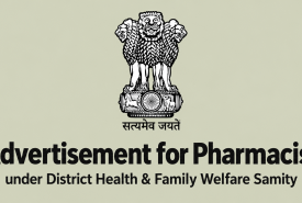 Advertisement for Pharmacist under District Health & Family Welfare Samity 