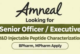 Amneal Pharma looking for Senior Officer / Executive - BPharm, MPharm Apply