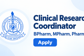 Applications are invited for Clinical Research Coordinator at NIMS - BPharm, MPharm, PharmD Apply