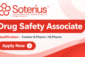 Apply Online for Drug Safety Associate at Soterius