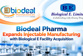 Biodeal Pharma Expands Injectable Manufacturing with Biological E Facility Acquisition