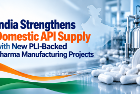 India Strengthens Domestic API Supply with New PLI-Backed Pharma Manufacturing Projects