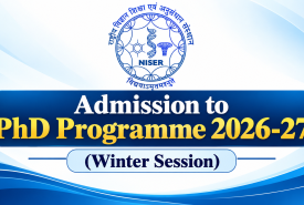 NISER Admission to PhD Programme 2026-27