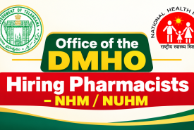 Office of the DMHO Hiring Pharmacists - NHM / NUHM