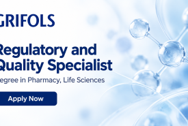 Require Regulatory and Quality Specialist at Grifols