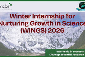 WINGS Winter Internship Program 2026 : A JKS-NCBS Initiative