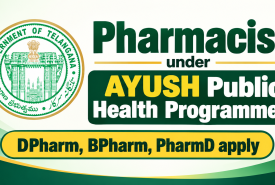 Work as Pharmacist under AYUSH Public Health Programmes