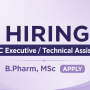 Torrent Pharma Hiring QC Executive / Technical Assistant