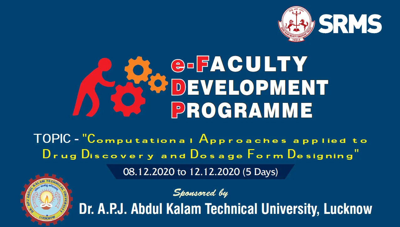 e-FACULTY DEVELOPMENT PROGRAMME Organized by Shri Ram Murti Smarak College of Engineering  Technology